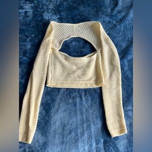 American Eagle crochet sweater-top NWOT